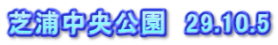 芝浦中央公園　29.10.5
