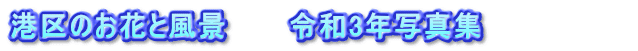 高輪地域の花や風景：抜粋　（令和4年春）