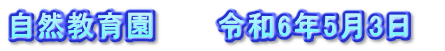 自然教育園　　　令和6年5月3日　